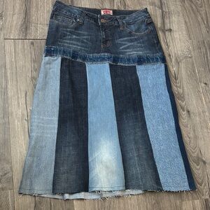 NOBO A-Line Upcycled denim skirt